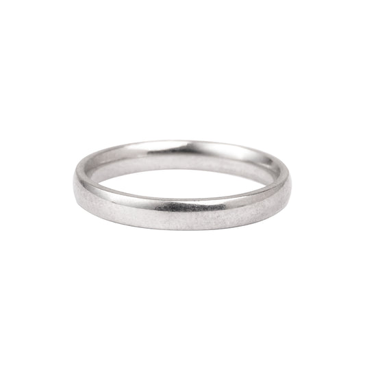 Classic Plain 925 Sterling Silver Band Ring