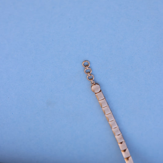 Modern Geometric Lab-Grown Diamond Luxury Bracelet – Rose Gold Luxury