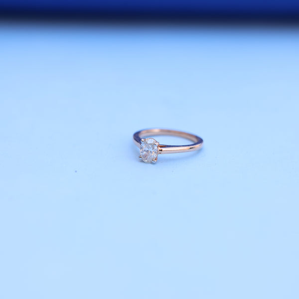Stunning Lab-Grown Diamond Solitaire Engagement Ring