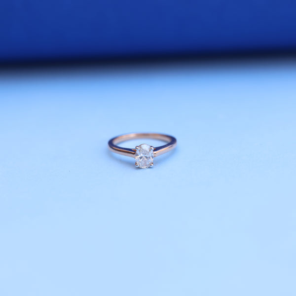 Stunning Lab-Grown Diamond Solitaire Engagement Ring