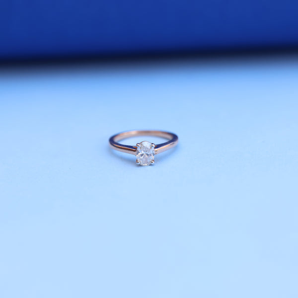 Stunning Lab-Grown Diamond Solitaire Engagement Ring