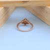 Elegant Rose Gold Lab-Grown Diamond Ladies Ring – Vintage Cluster Design