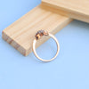 Elegant Rose Gold Lab-Grown Diamond Ladies Ring – Vintage Cluster Design