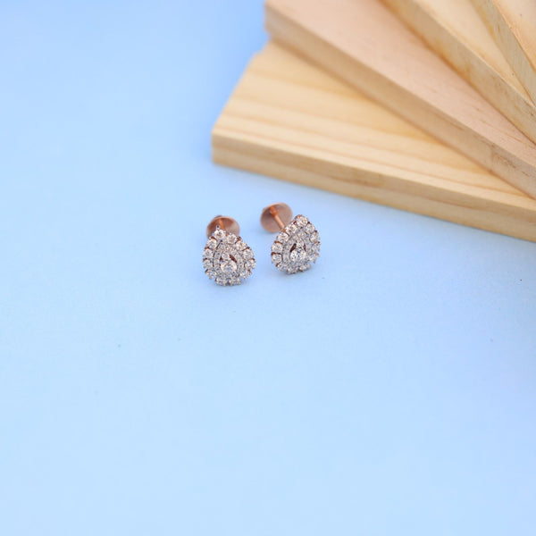 Stunning Teardrop Earrings with Lab-Grown Diamonds