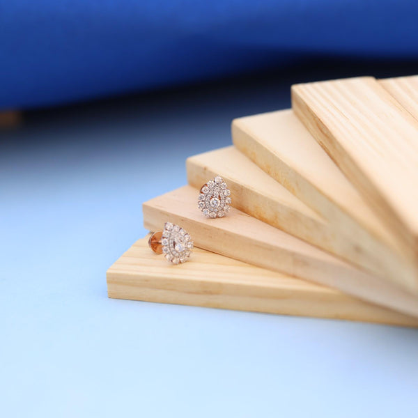 Stunning Teardrop Earrings with Lab-Grown Diamonds