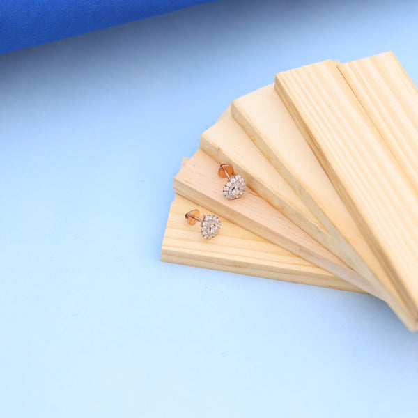 Stunning Teardrop Earrings with Lab-Grown Diamonds