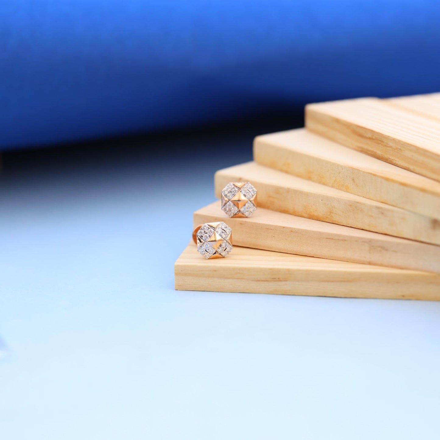 Elegant Geometric Lab-Grown Diamond Earrings