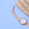 Elegant Rose Gold Women's Watch with American Diamonds - Quartz Movement