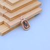 Shree Ram Religious Men Pendant with American Diamonds – Rose Gold Finish