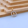 Luxury-Inspired Mercedes symbol menPendant with American Diamonds