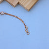 Elegant Rose Gold Women Bracelet with American Diamonds – Classic Sparkle for Every Occasion