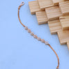 Elegant Rose Gold Women Bracelet with American Diamonds – Classic Sparkle for Every Occasion