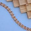Elegant 18kt Rose Gold Bracelet with American Diamond Luxurious Designer Jewelry