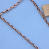 18KT Rose Gold Men Chain with American Diamonds – Elegant Design