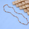 Elegant 18K Rose Gold Chain Necklace – Modern Link Design