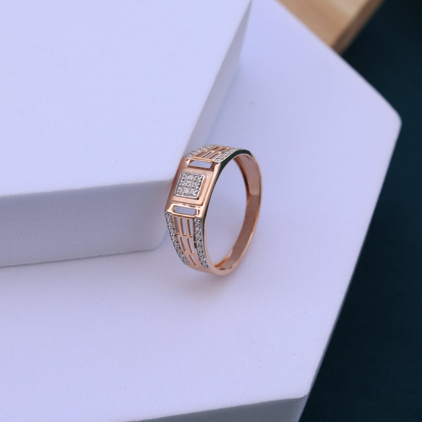 Moissanite Men's Diamond Ring