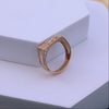 Luxurious Designer Men's Ring | Rose Gold Finish | Moissanite Diamond