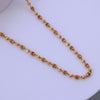 Gold Tulsi Mala with Gold-Toned Beads