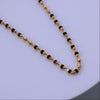 Gold Tulsi Mala with Gold-Toned Beads