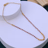 Gold Necklace –Elegant Red Bead Traditional Jewelry