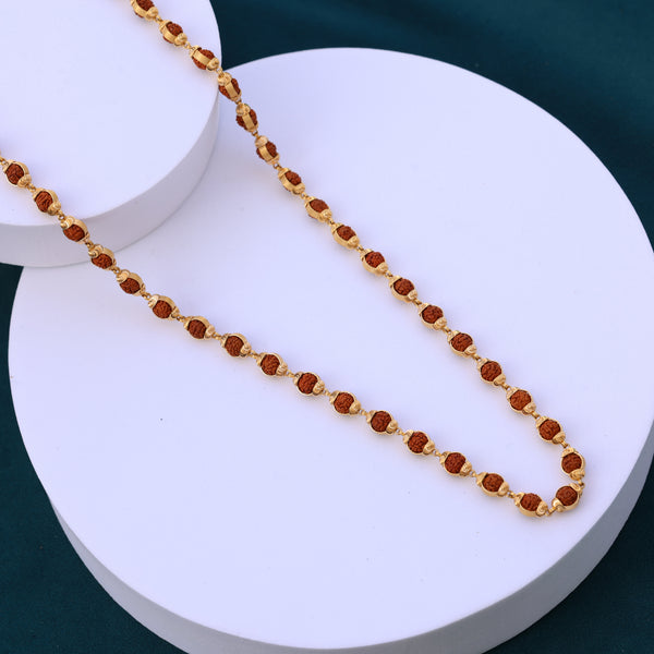 Rudraksha Gold Mala