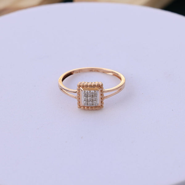 Square Halo American Diamond Ring