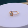 Square Halo American Diamond Ring