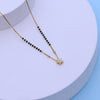 Gold Mangalsutra with American Diamond Pendant