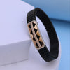 Stylish Gold Men's Bracelet with American Diamonds