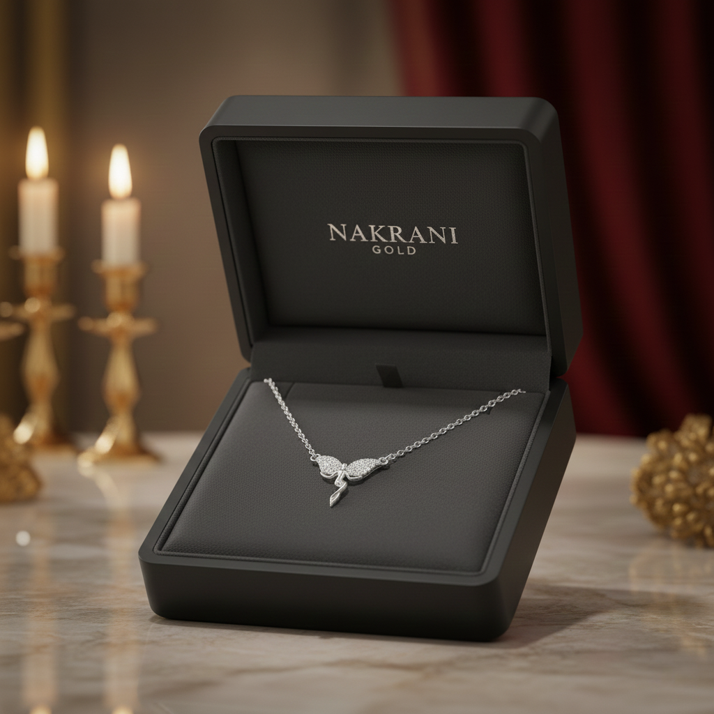 92.5 Sterling Silver Chain Necklace with Moissanite Diamond