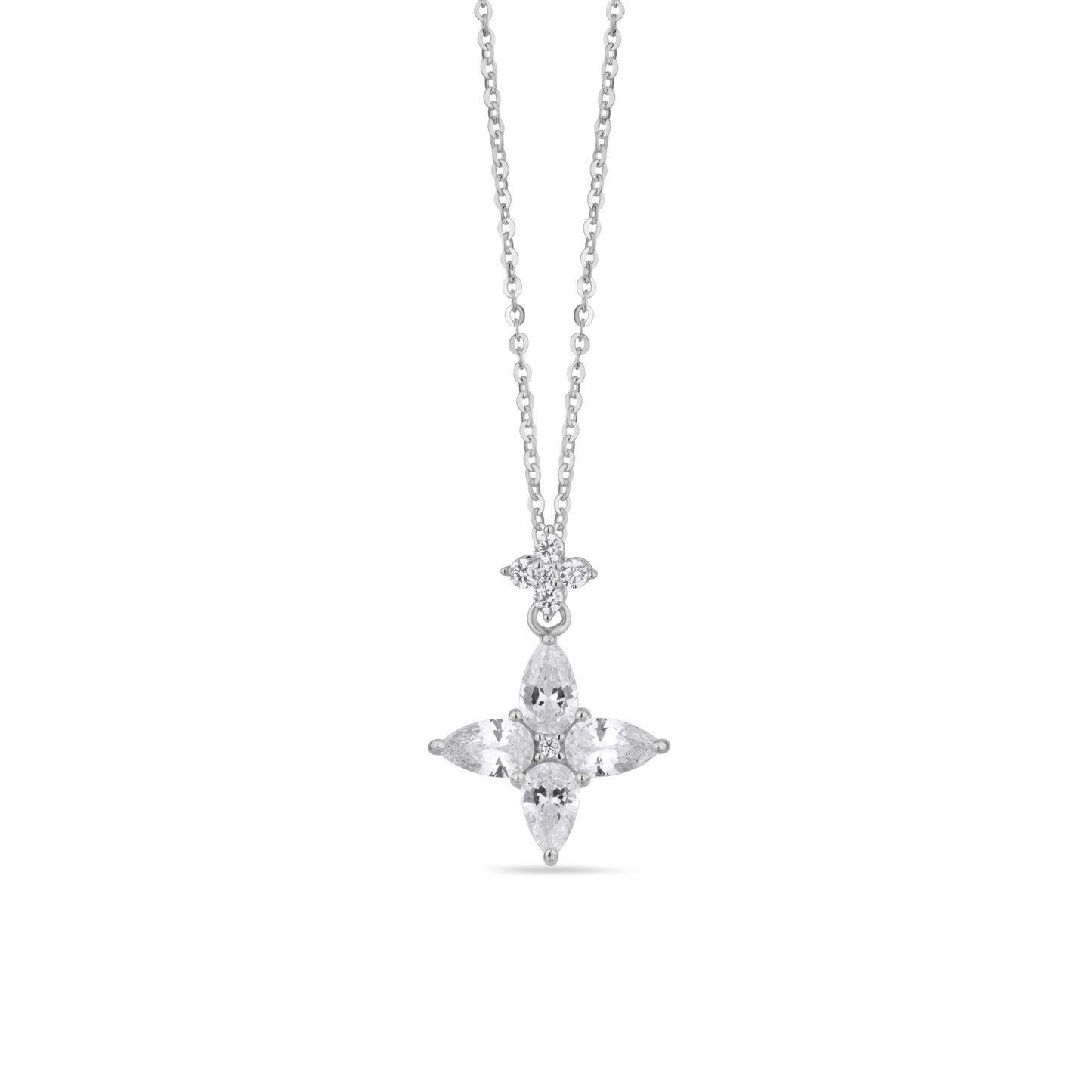 Silver Star Pendant Chain for Women