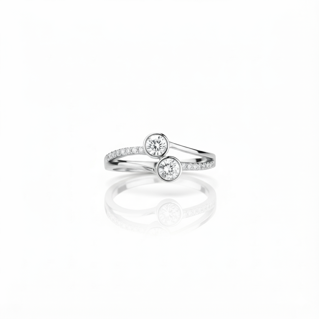 Moissanite Diamond Ring