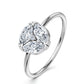 9K Solid Gold Marquise Cut Moissanite Diamond Ring Women Engagement Promise Ring Fine Jewelry Gift