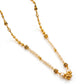 Gold Pearl Necklace - Bridal & Festive Jewelry