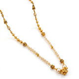 Gold Pearl Necklace - Bridal & Festive Jewelry