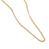 Gold Tulsi Mala with Gold-Toned Beads