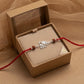 Elegant Silver Shiv Trishul & Rudraksha Rakhi for Brother | Festival Gift