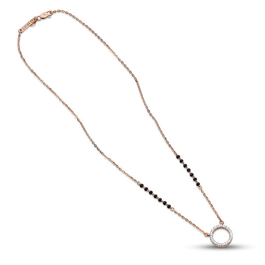 Gold Mangalsutra with American Diamond Pendant