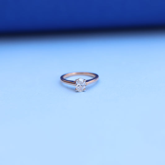 Stunning Lab-Grown Diamond Solitaire Engagement Ring