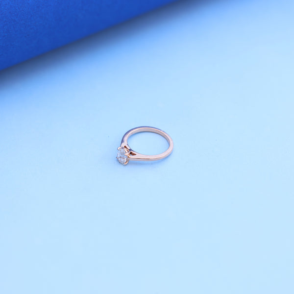 Stunning Lab-Grown Diamond Solitaire Engagement Ring