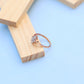 Elegant Rose Gold Lab-Grown Diamond Ladies Ring – Vintage Cluster Design