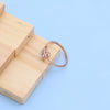 Elegant Lab-Grown Diamond Cushion Square Ladies Ring – Rose Gold Finish