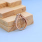 Stunning Lab-Grown Diamond Engagement Ladies Ring – Rose Gold, Ethical Luxury