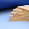 "Luxurious Lab-Grown Diamond Earrings - Square Stud Design - Eco-Friendly & Elegant"