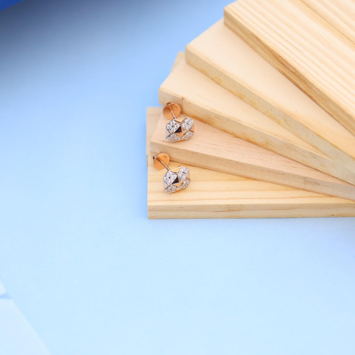 Elegant Geometric Lab-Grown Diamond Earrings