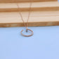 Exquisite Rose Gold chain with Lab-Grown Diamond Pendant