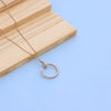 Exquisite Rose Gold chain with Lab-Grown Diamond Pendant