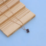 Elegant Chain with Rectangular Pendant