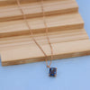 Elegant Chain with Rectangular Pendant