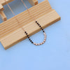 Elegant Rose Gold Mangalsutra Necklace with American Diamond